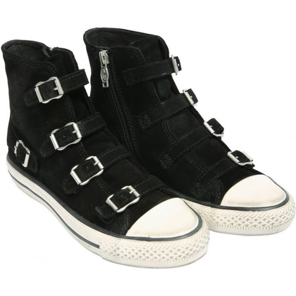 Ash Shoes - ASH calf suede high top sneaker